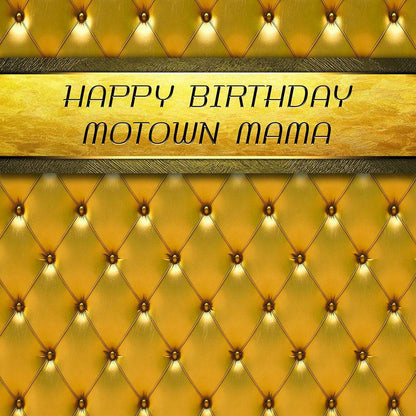 Gold Motown Mama Photo Backdrop - Basic 10  x 8  