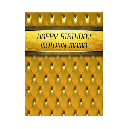 Gold Motown Mama Photo Backdrop - Basic 5.5  x 6.5  