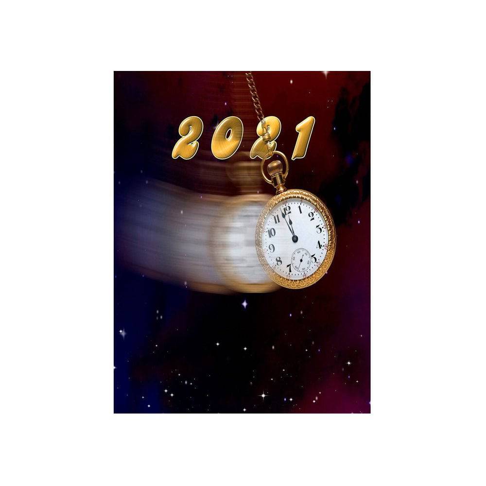 New Year's Eve Countdown Photo Backdrop - Basic 4.4  x 5  