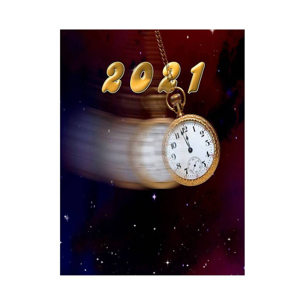 New Year's Eve Countdown Photo Backdrop - Basic 5.5  x 6.5  