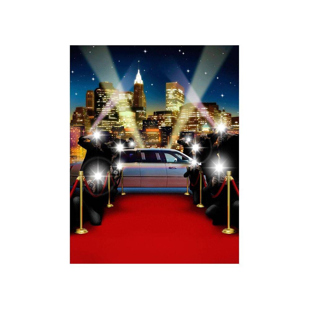 New York Limo And Red Carpet Photo Backdrop - Basic 4.4  x 5  