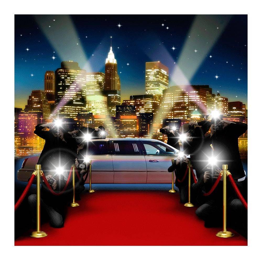 New York Limo And Red Carpet Photo Backdrop - Basic 8  x 8  