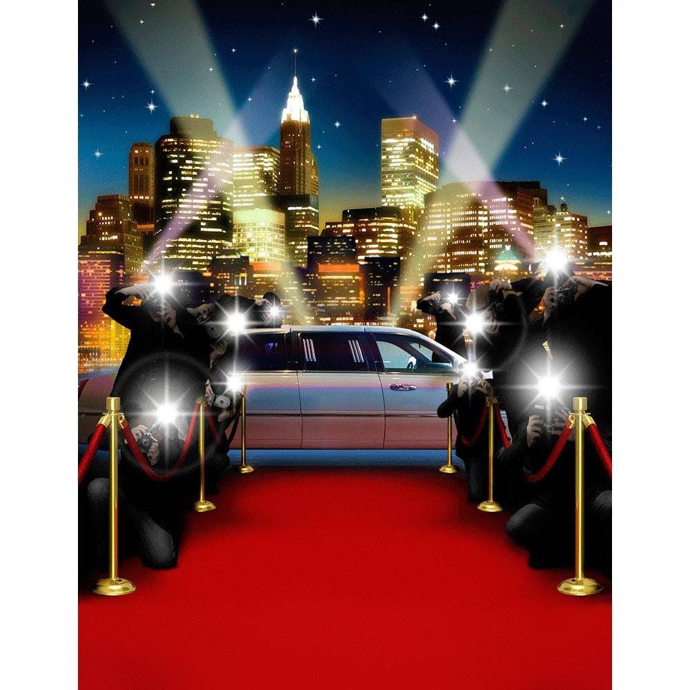 New York Limo And Red Carpet Photo Backdrop - Pro 8  x 10  