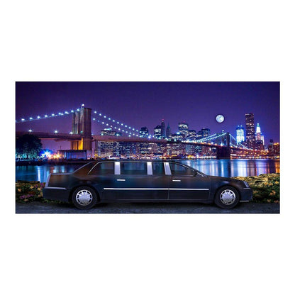 New York Limousine Party Photography Background - Basic 16  x 8  