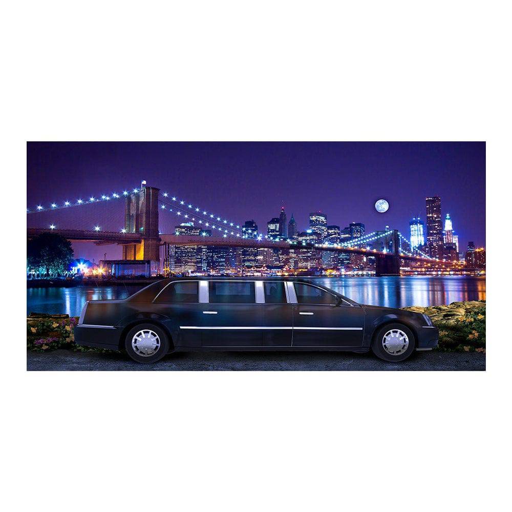 New York Limousine Party Photography Background - Pro 16  x 9  