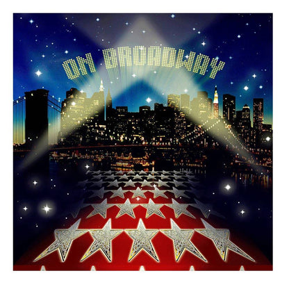 On Broadway NYC Party Photo Backdrop - Pro 8  x 8  