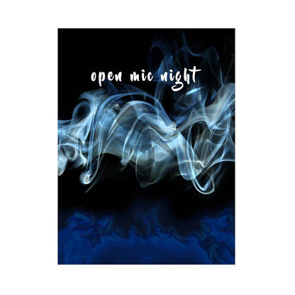 Open Mic Night Smokey Photo Backdrop - Basic 5.5  x 6.5  