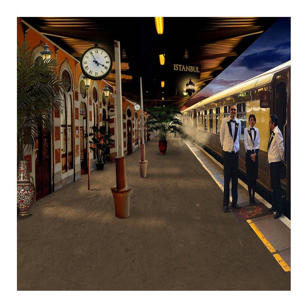 Orient Express Photo Backdrop - Basic 8  x 8  