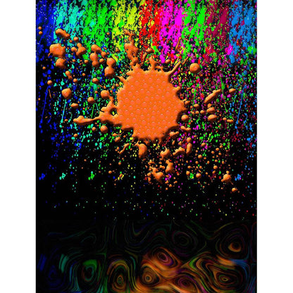 Paintball Splatter Photography Backdrop - Pro 8  x 10  