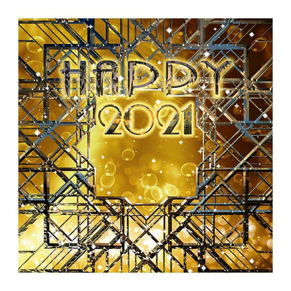 Personalized New Year's Eve Photo Backdrop - Basic 8  x 8  
