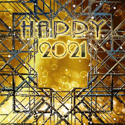 Personalized New Year's Eve Photo Backdrop - Pro 10  x 10  