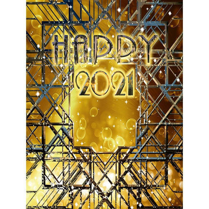 Personalized New Year's Eve Ambient Photo Backdrop - Basic 6  x 8  