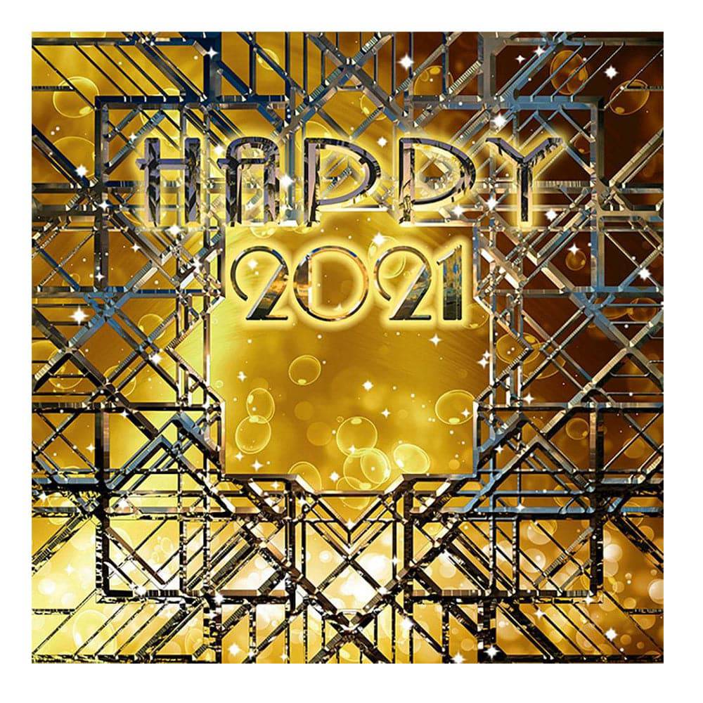 Personalized New Year's Eve Ambient Photo Backdrop - Pro 8  x 8  