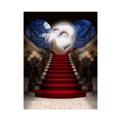 Phantom of the Opera Red Carpet Staircase Photo Backdrop - Basic 5.5  x 6.5  