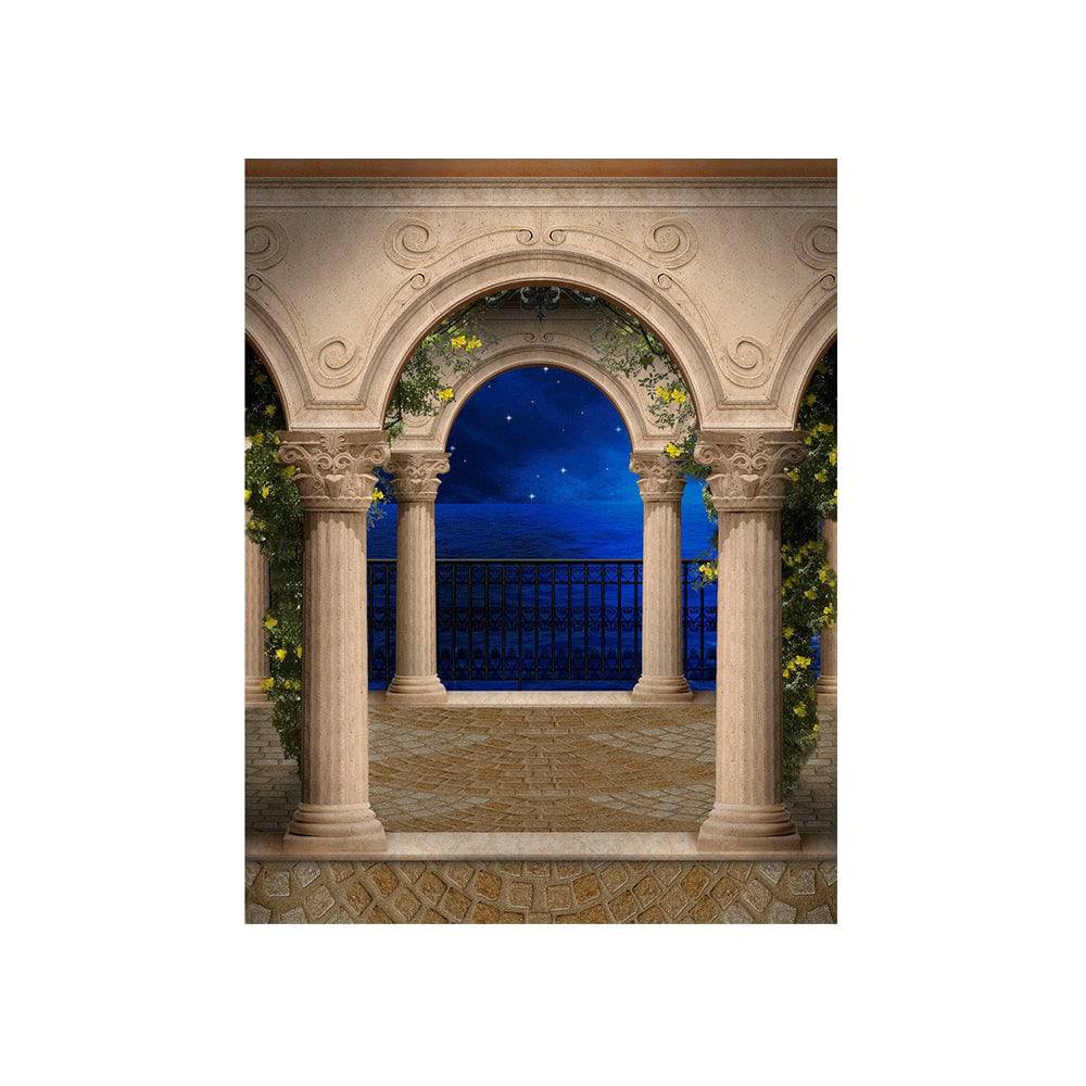 Portico Del Mar Arches Photo Backdrop - Basic 4.4  x 5  