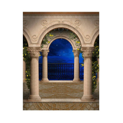 Portico Del Mar Arches Photo Backdrop - Basic 5.5  x 6.5  
