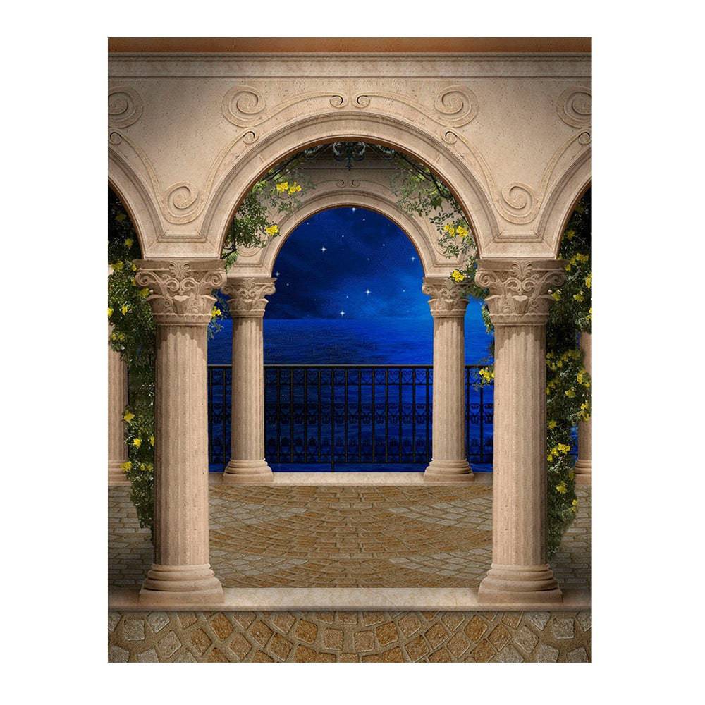 Portico Del Mar Arches Photo Backdrop - Basic 6  x 8  