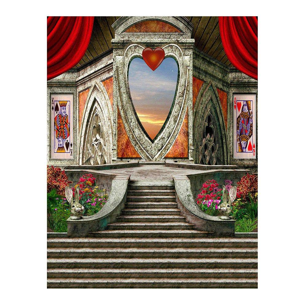 Queen of Hearts UnBirthday Photo Backdrop - Pro 6  x 8  