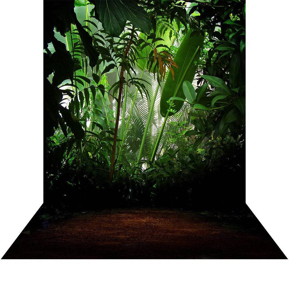 Rain Forest Photo Backdrop - Basic 8  x 16  