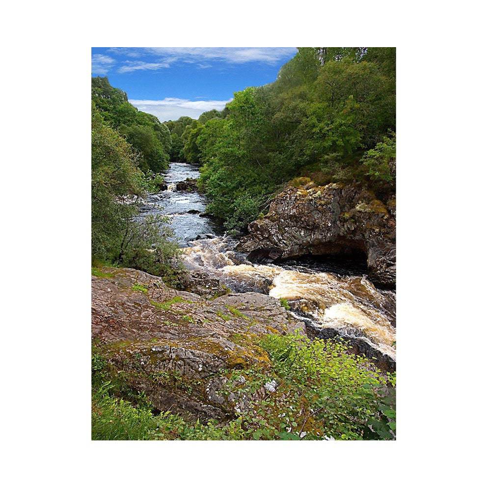River Cascade, Mountain Stream Photo Backdrop - Basic 5.5  x 6.5  