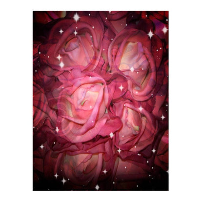 Starry Roses Photography Backdrop Background - Basic 6  x 8  