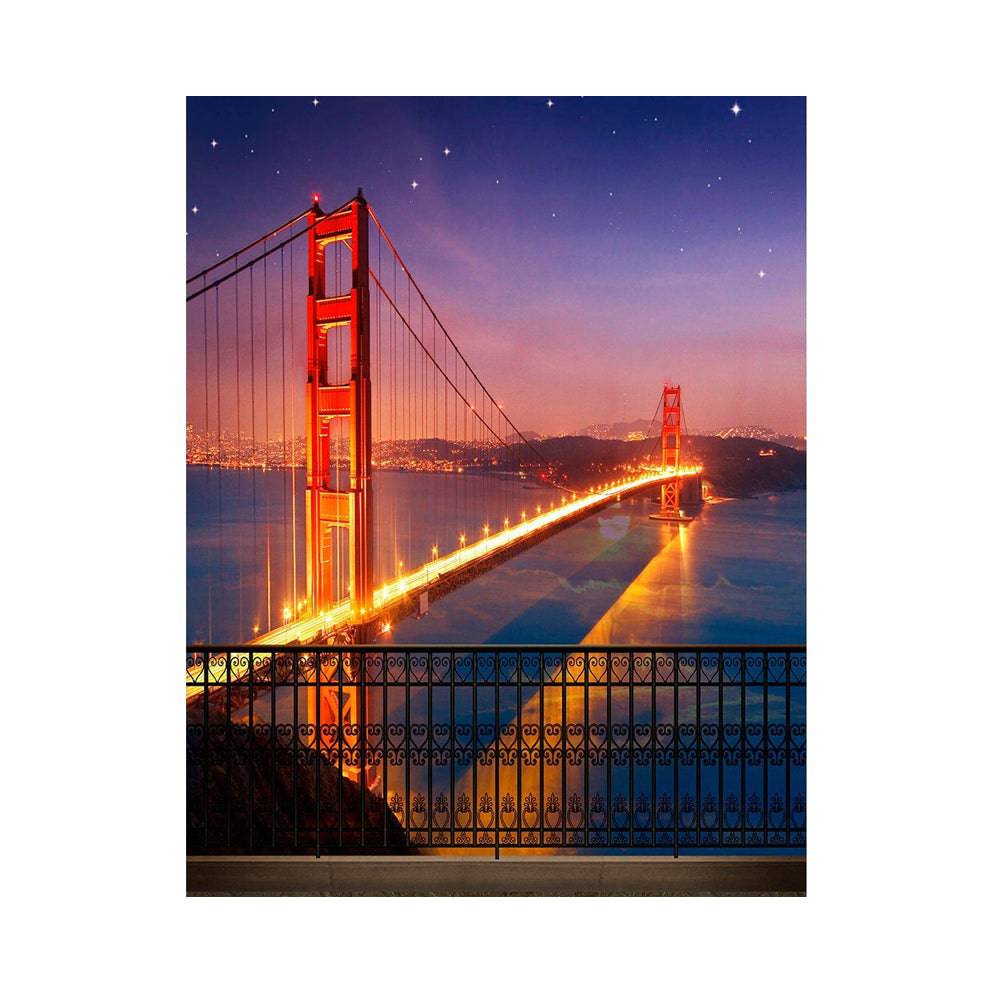 San Francisco Golden Gate Photo Backdrop - Basic 5.5  x 6.5  