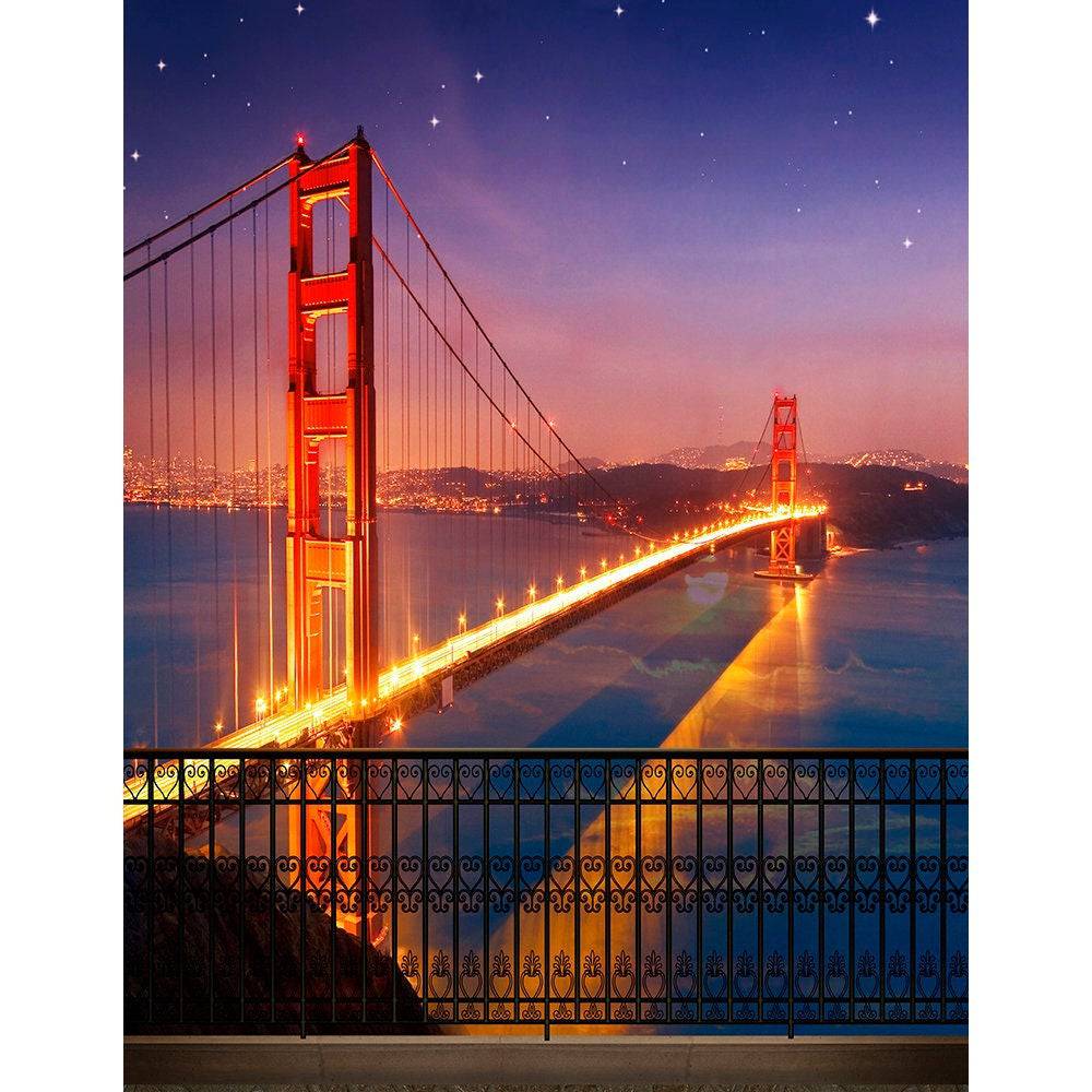 San Francisco Golden Gate Photo Backdrop - Basic 8  x 10  