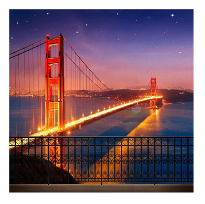 San Francisco Golden Gate Photo Backdrop - Basic 8  x 8  