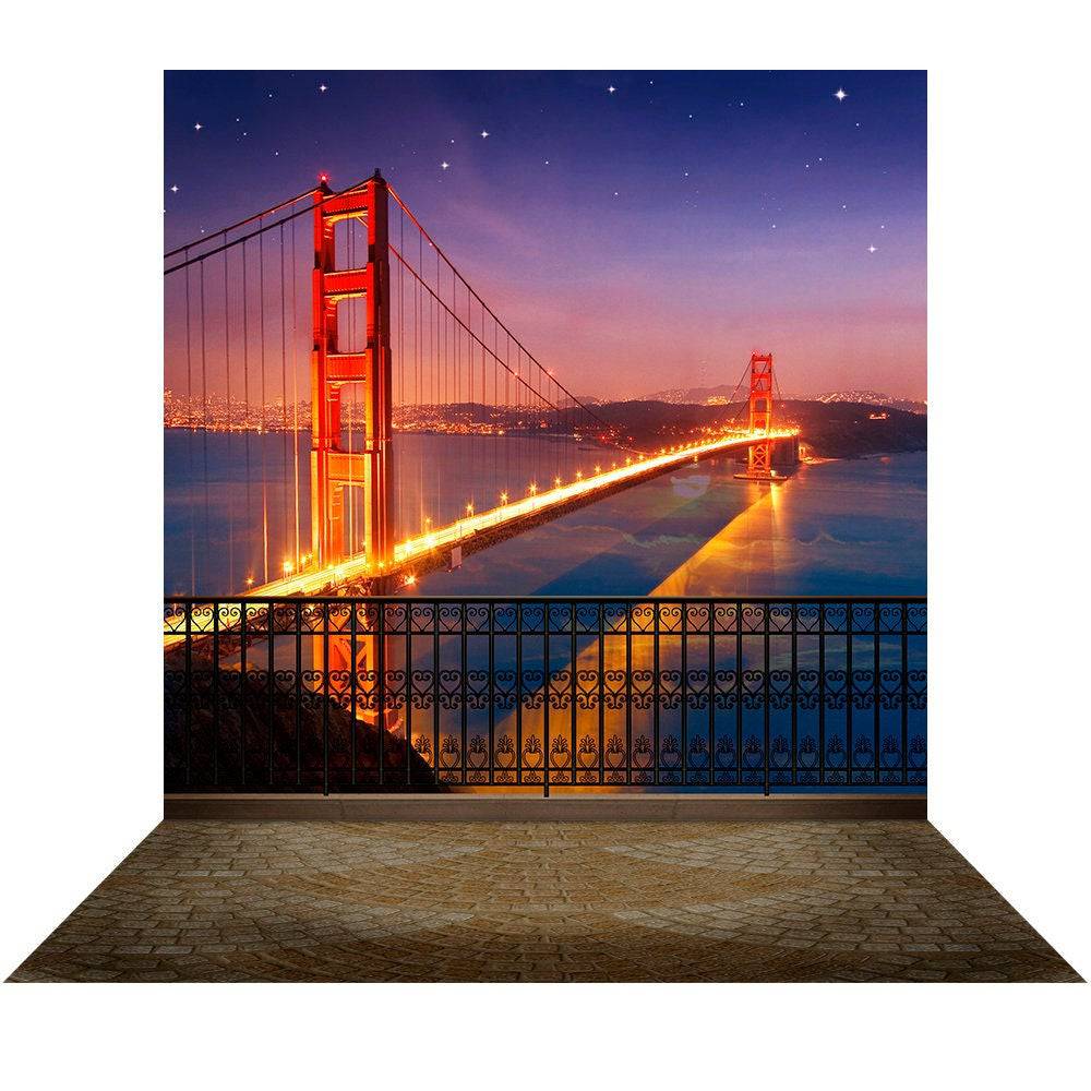 San Francisco Golden Gate Photo Backdrop - Pro 10  x 20  