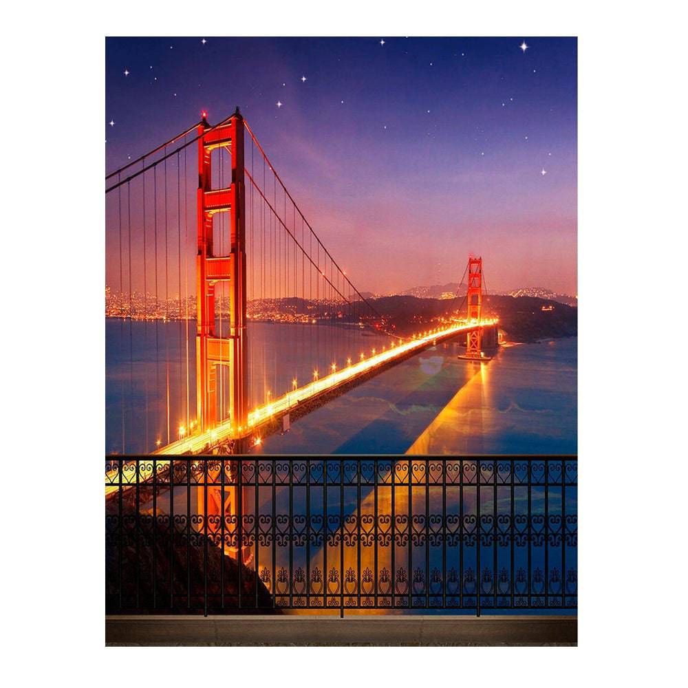 San Francisco Golden Gate Photo Backdrop - Pro 6  x 8  