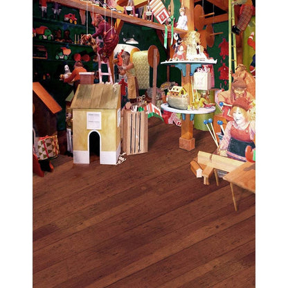 Christmas Toys Photograpy Backdrop - Basic 8  x 10  