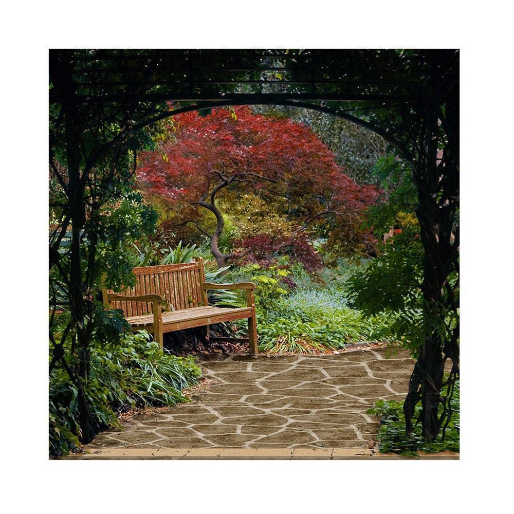 Secret Garden Romantic Photo Backdrop - Basic 8  x 8  