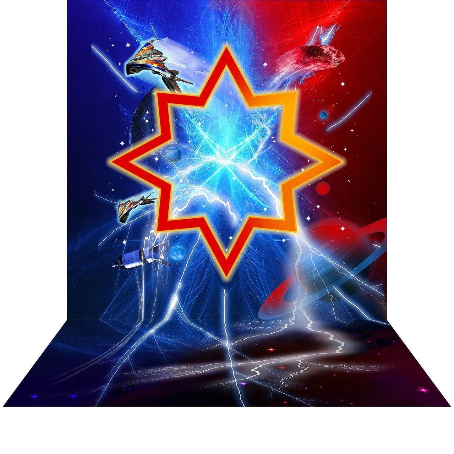 Space Marvel Party Photography Backdrop - Pro 10  x 20  