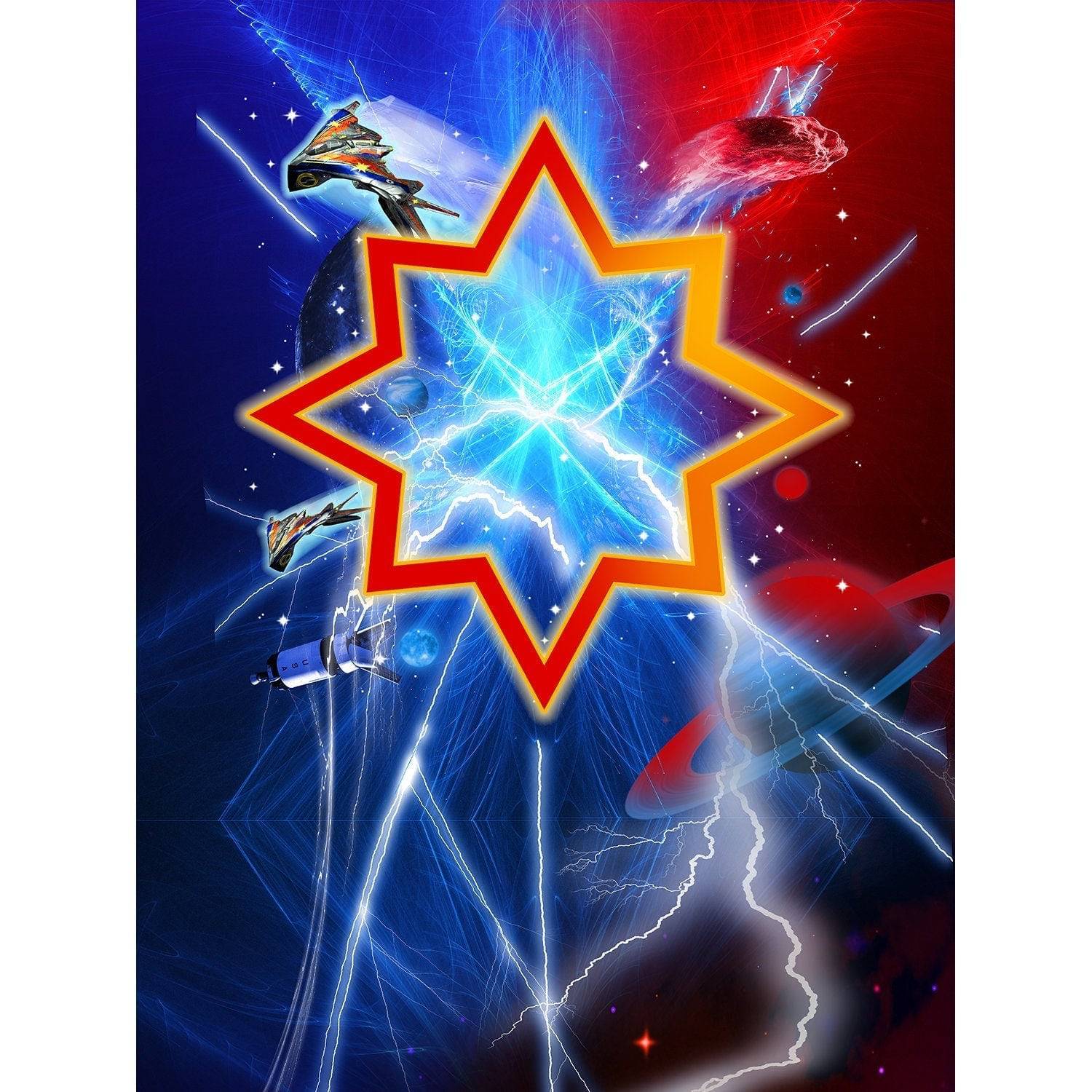 Space Marvel Party Photography Backdrop - Pro 8  x 10  