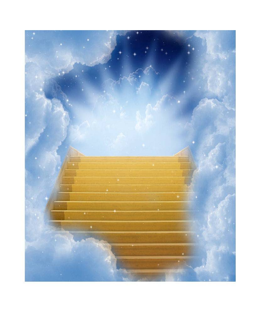 Stairway to Heaven Photography Backdrop - Basic 5.5  x 6.5  