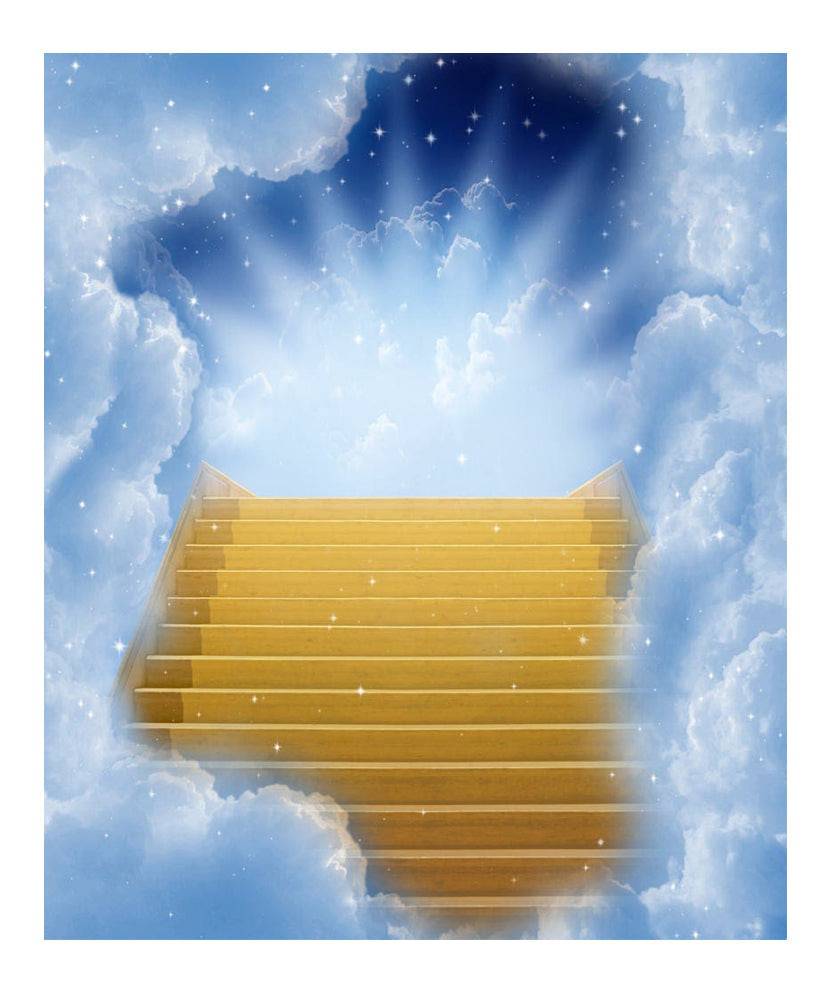 Stairway to Heaven Photography Backdrop - Basic 6  x 8  