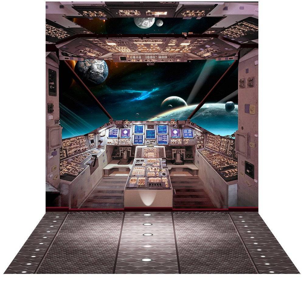 Star Wars Spaceship Bridge Photography Backdrop