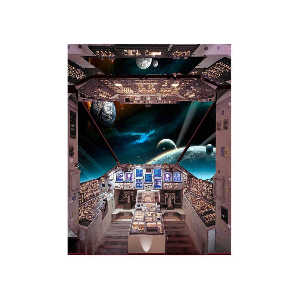Star Wars Spaceship Bridge Photography Backdrop - Basic 4.4  x 5  