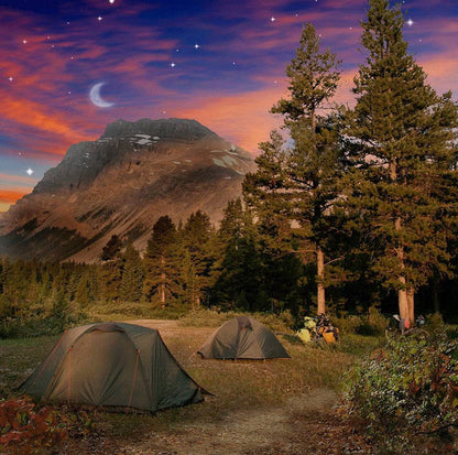 Summer Campsite Photo Backdrop - Basic 10  x 8  