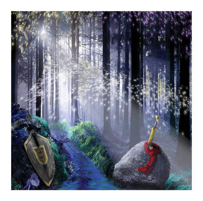 King Arthur's Sword in the Stone Backdrop, Backgrounds Banners - Basic 8  x 8  