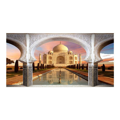 Taj Mahal Arch Way at Daytime Photo Backdrop - Pro 16  x 9  
