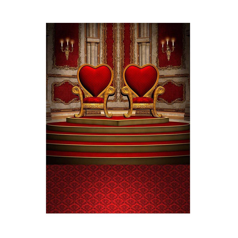 Throne of Hearts Photo Backdrop - Basic 5.5  x 6.5  