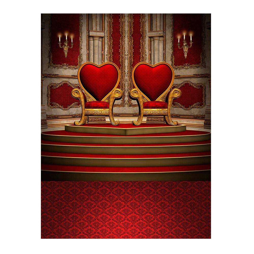 Throne of Hearts Photo Backdrop - Pro 6  x 8  