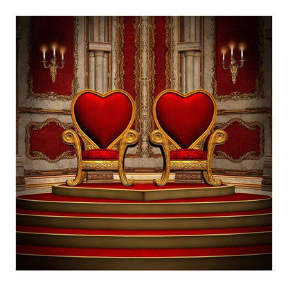 Throne of Hearts Photo Backdrop - Pro 8  x 8  
