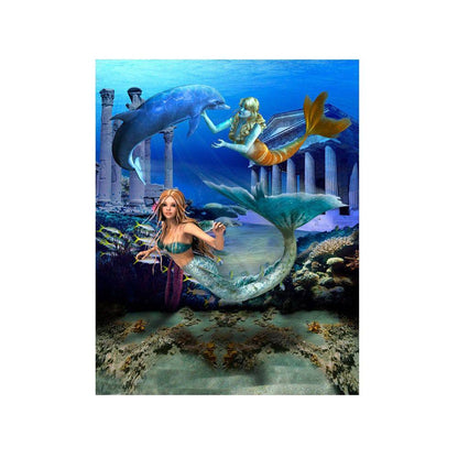 Under The Sea Mermaid Party Photo Backdrop - Basic 5.5  x 6.5  