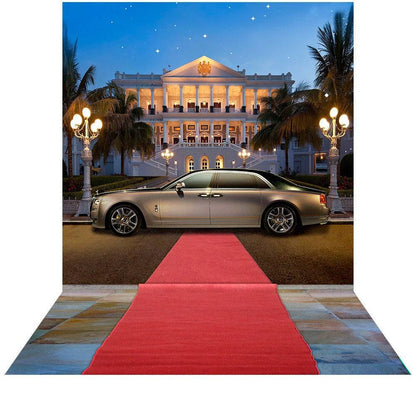VIP Red Carpet Rolls Royce Photo Backdrop - Pro 9  x 16  