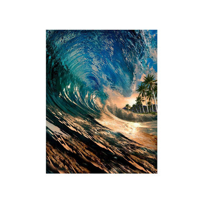 Surfing The Wave Photography Backdrop - Basic 4.4  x 5  