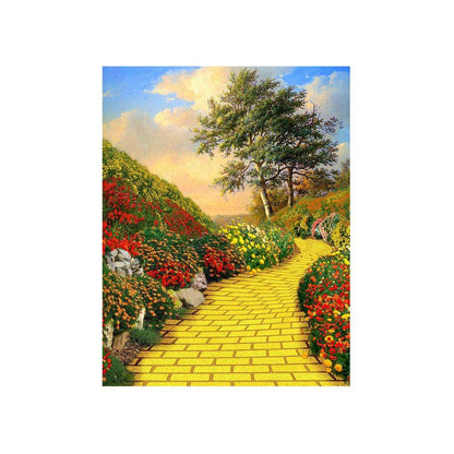 Wizard of Oz Yellow Brick Road Photo Background - Basic 4.4  x 5  