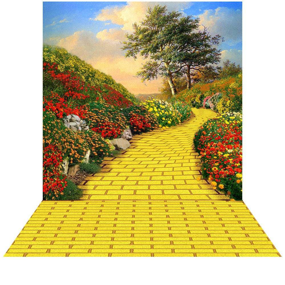 Wizard of Oz Yellow Brick Road Photo Background - Pro 10  x 20  