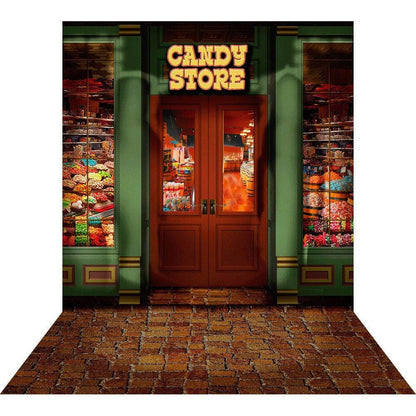 Candy Store Photo Backdrop - Basic 8  x 16  